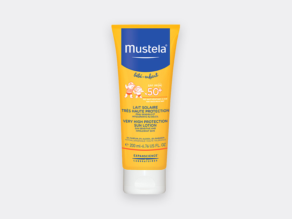 mustela very high protection sun lotion spf 50 200 ml