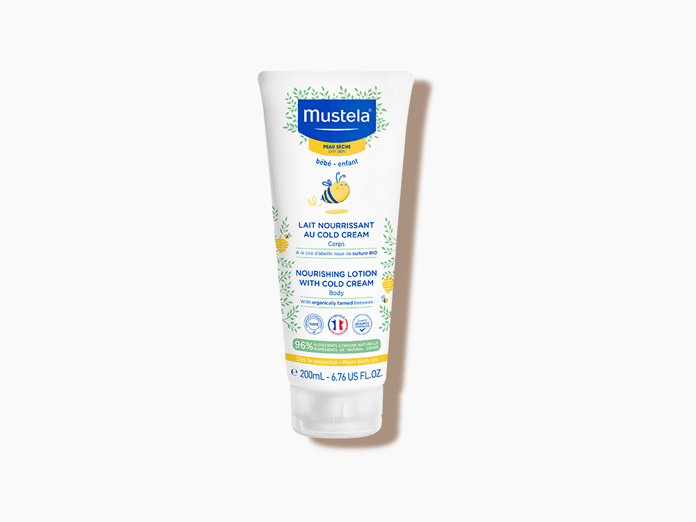 Mustela cold cream Lotion nourrissante corps pour bébé peau sèche 200ml