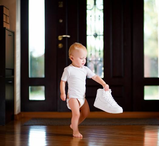 First steps, first shoes - baby & child