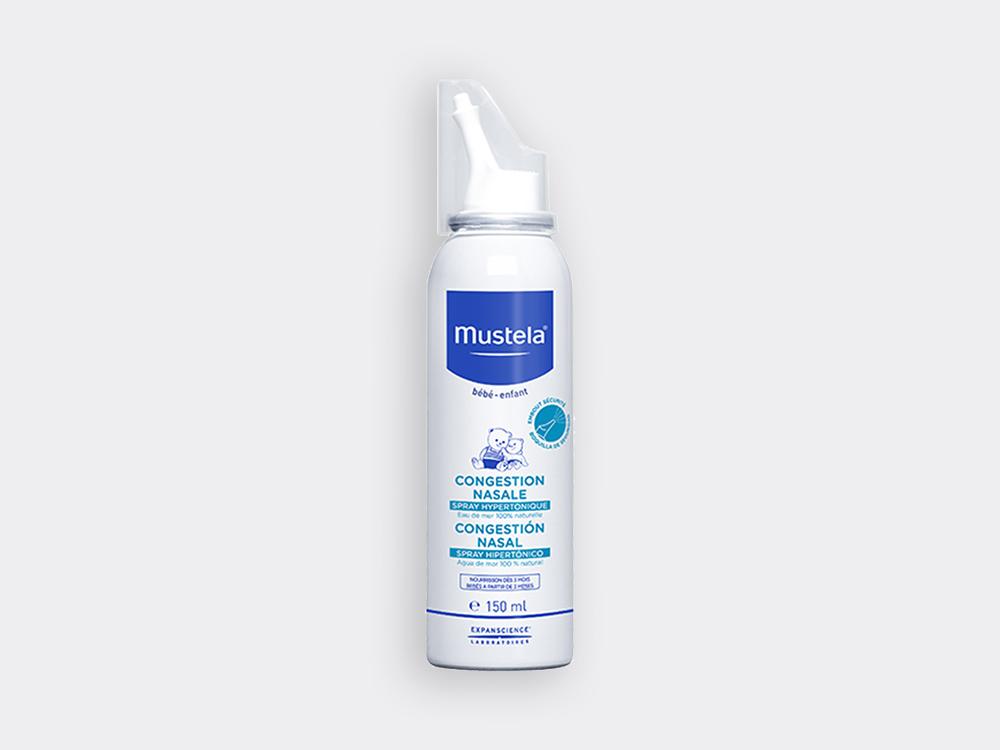 Nasal spray top for congested nose