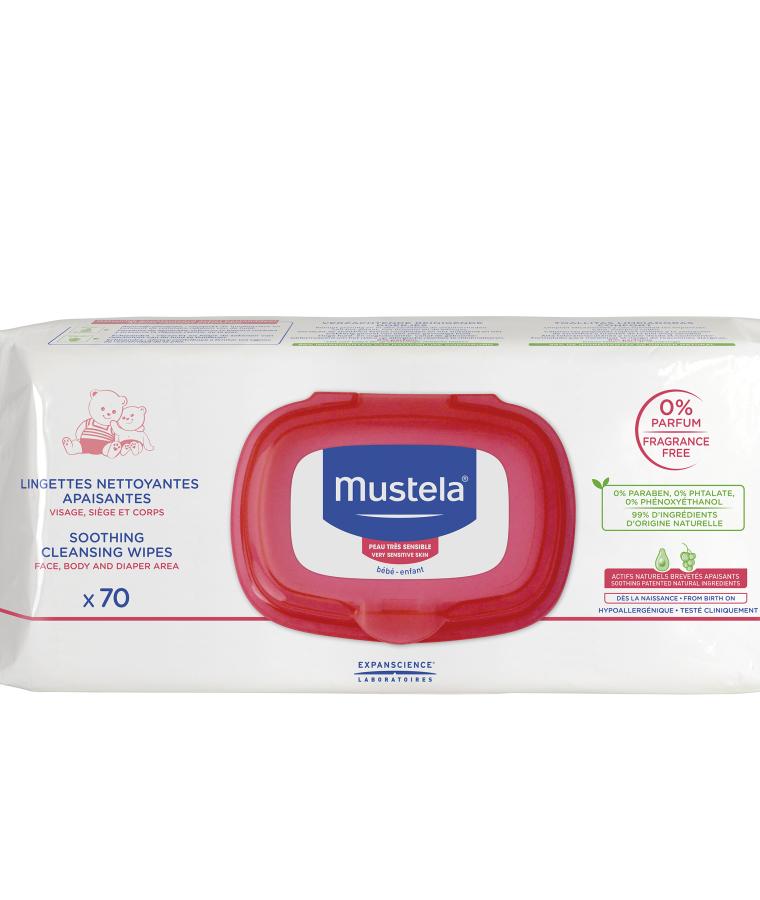 Mustela Baby Pack Limpieza de agua sin enjuague 750ml + Giants Mochila