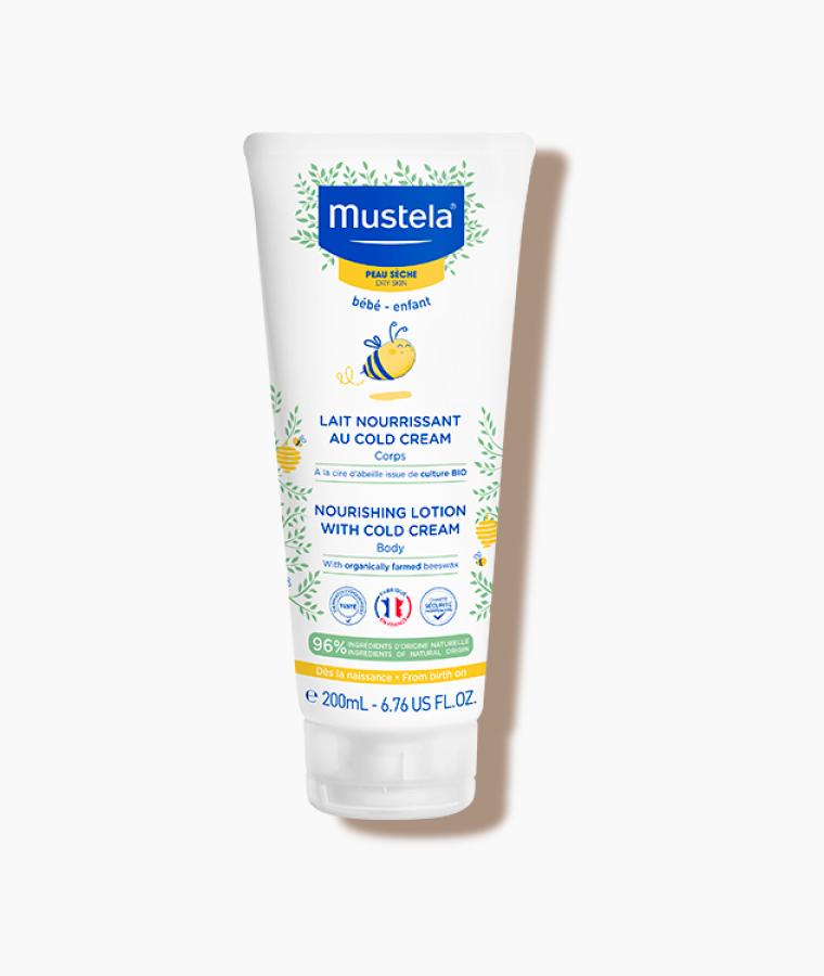 Mustela Baby Nourishing Dry Skin Cleansing Gel with Cold Cream For Hair &  Body, 2 packs 