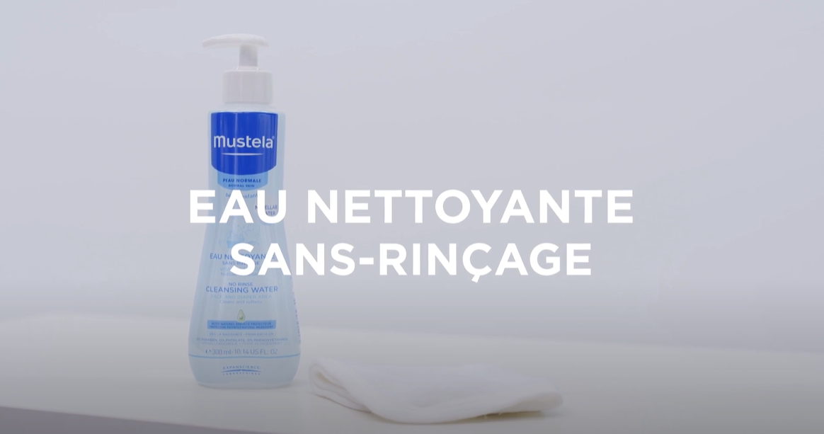 Eau nettoyante pour bébé, Sans rinçage à l'avocat, Mustela-hsnc0