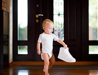 First steps, first shoes - baby & child